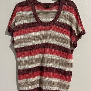 Tommy Bahama lose knit top size M 100% linen